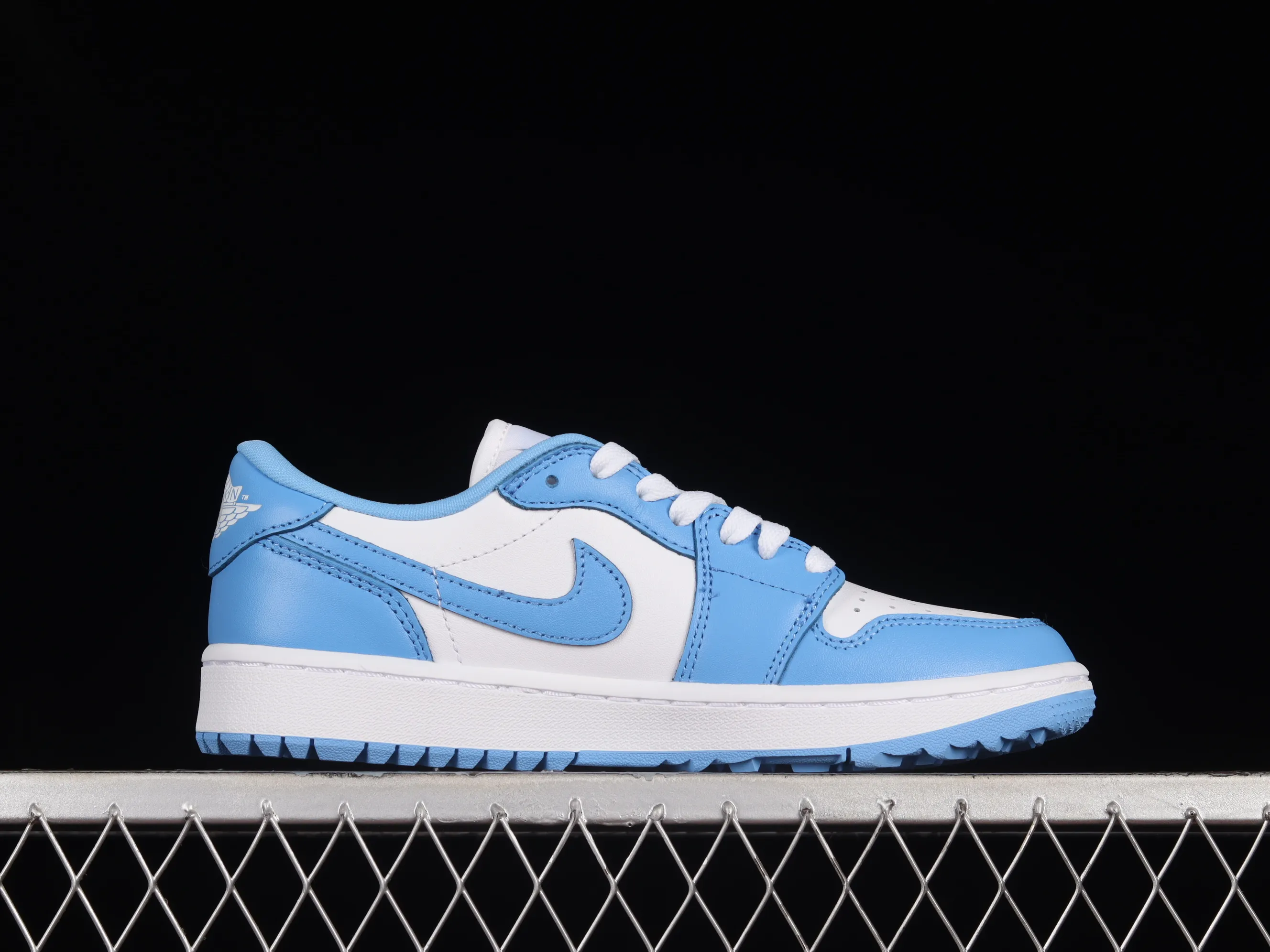 All categories Air Jordan Jordan series basketball shoes Air Jordan 1 Low G version pure original Air Jordan 1 Low Golf "UNC" AJ1 Joe 1 new golf version North Carolina blue color DD9315-100